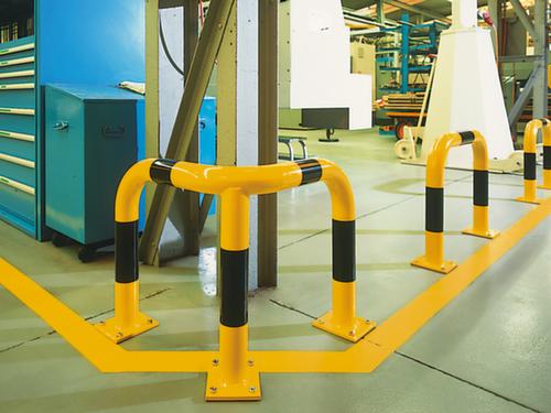 Moravia Rammschutzbügel BLACK BULL Stahlrohr Ø 76 mm, Höhe x Breite 600 x 600 mm