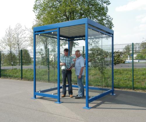 WSM Raucher-Unterstand, Breite x Tiefe 2165 x 2165 mm