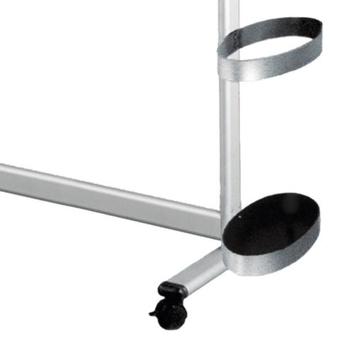 Fahrbare Reihengarderobe Multiline aus Aluminium