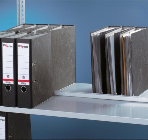 META Akten-Schraubregal zur beidseitigen Nutzung, 8 Böden, mit korrosionsschützender Zinkbeschichtung