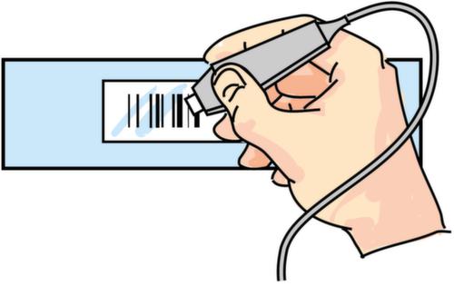 Scannerlesbare Etikettenhalter