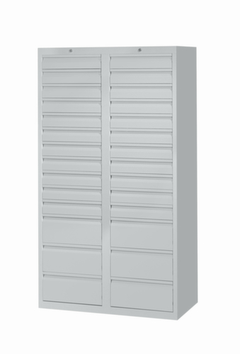 PAVOY Schubladenschrank Basis RAL7035, 28 Schublade(n), RAL7035 Lichtgrau/RAL7035 Lichtgrau