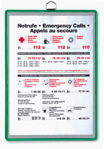 tarifold Aushangtasche tview, DIN A3, Rahmen mit Metallöse