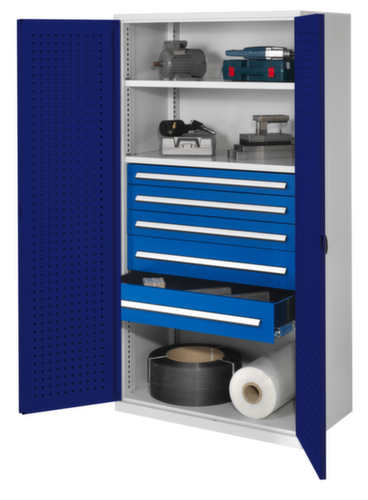 Kappes Schwerlast-Lochplattenschrank RasterPlan®, 5 Schublade(n)