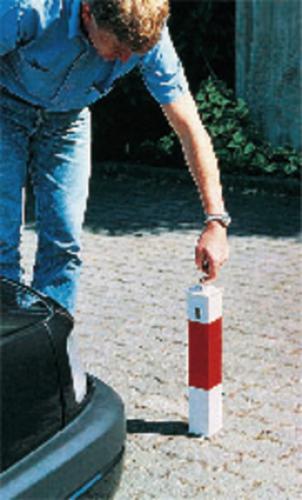 Sperrpfosten, Höhe 900 mm, Zum Einbetonieren