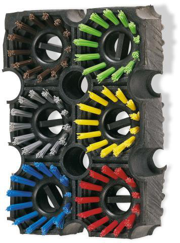 Miltex Bürsteneinsätze Eazycare Scrub für Gummibodenmatte