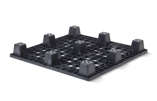 Containerpalette, PE-Regenerat, Länge x Breite 1140 x 1140 mm