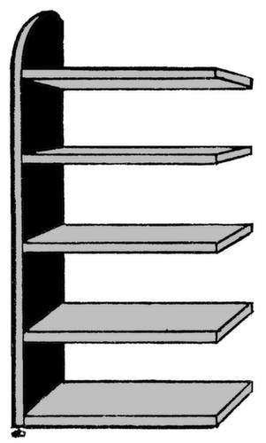Büro-Selbstbauregal, Breite 820 mm, 5 Böden