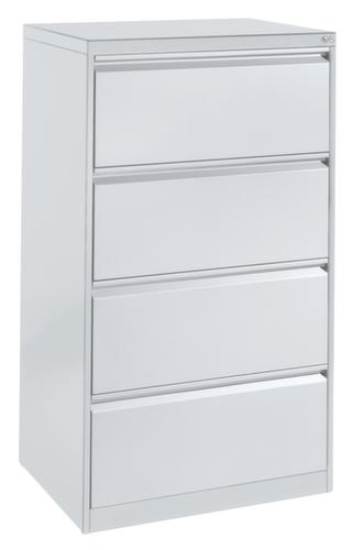 C+P Karteikartenschrank, zweibahnig, RAL7035 Lichtgrau/RAL7035 Lichtgrau