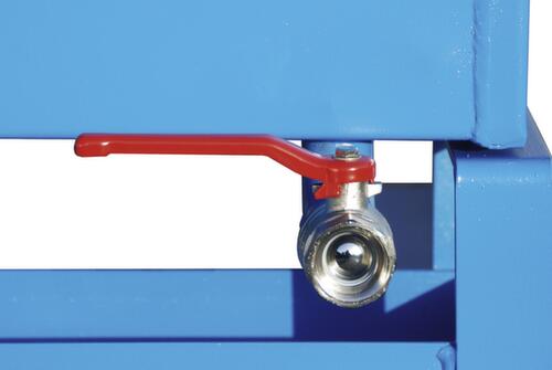 Späne-Kippwagen mit Ablasshahn