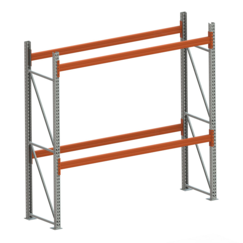 META Palettenregal MULTIPAL für 6 Paletten, 2870 mm breit, 3 Lagerebenen