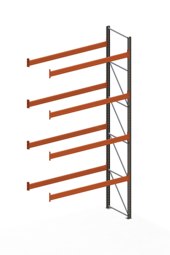 META Palettenregal MULTIPAL für 15 Paletten, 2785 mm breit, 5 Lagerebenen