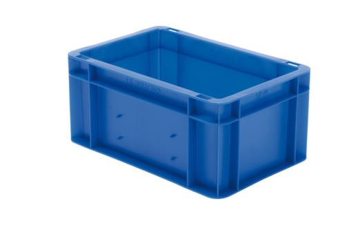 Euronorm-Stapelbehälter Wände + Boden geschlossen, blau, Inhalt 5,5 l