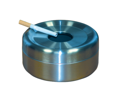 Sicherheits-Tischascher aus Edelstahl, Höhe x Ø 70 x 150 mm