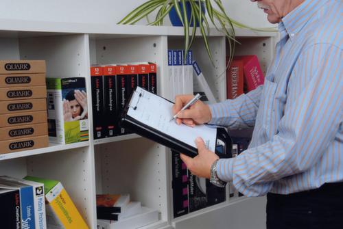 WEDO Robustes Klemmbrett mit Aufbewahrungsfach