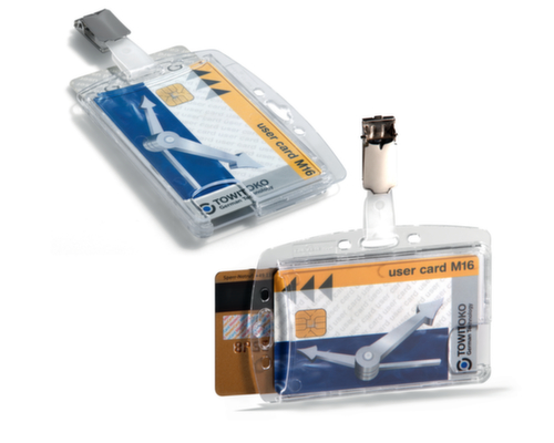 Durable Hartbox für Ausweis, transparent