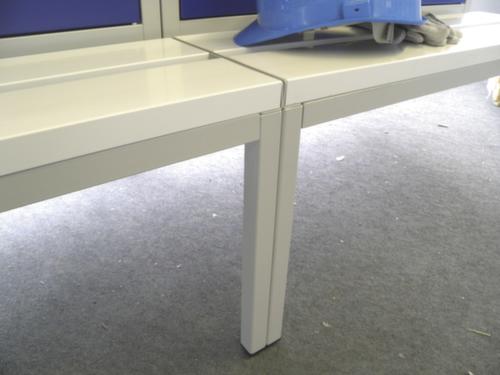 PAVOY Umkleideschrank Basis mit Sitzbank + 3 Abteile, Abteilbreite 400 mm