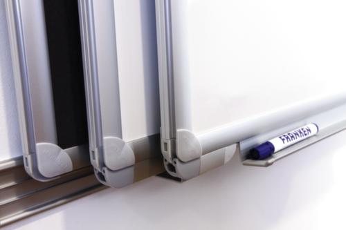 Franken Whiteboard für Wandschienen-System, Höhe x Breite 1000 x 2000 mm