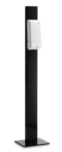 B-Safety Seifen- und Desinfektionsmittelspender PLUM CombiPlum, für 1 l Beutel, weiß/anthrazit