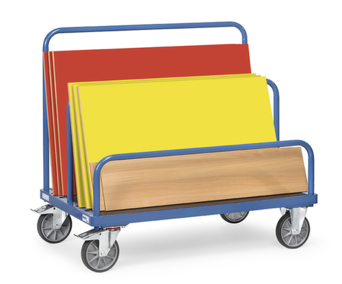 fetra Plattenwagen ohne Bügel, Traglast 1200 kg, Ladefläche 1200 x 800 mm