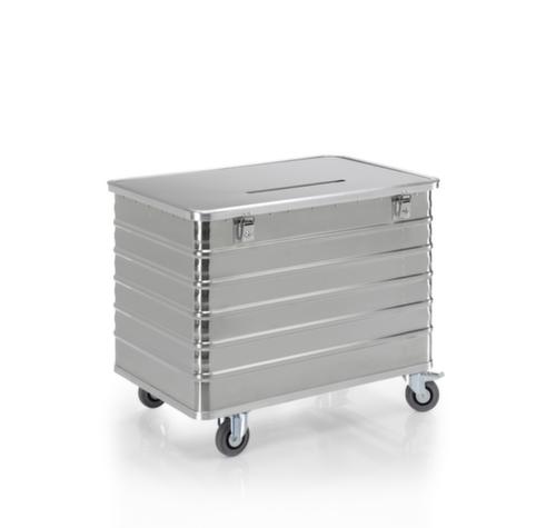 Gmöhling Alu-Akten-Entsorgungsbehälter G®-DOCU mit Einwurfschlitz mit Durchgriffsicherung