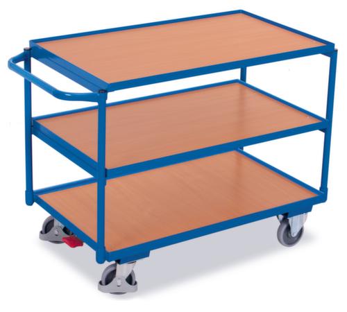 VARIOfit Tischwagen 835x490 mm, Traglast 250 kg, 3 Etagen