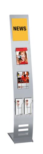 Infoständer, Höhe x Breite x Tiefe 1650 x 260 x 420 mm