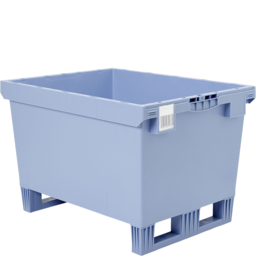 BITO Großvolumen-Mehrwegbehälter mit Rippenboden + Kufen, Inhalt 151 l