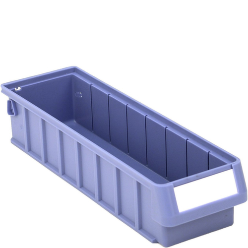 BITO Verstärkter Regalkasten, taubenblau, Tiefe 400 mm