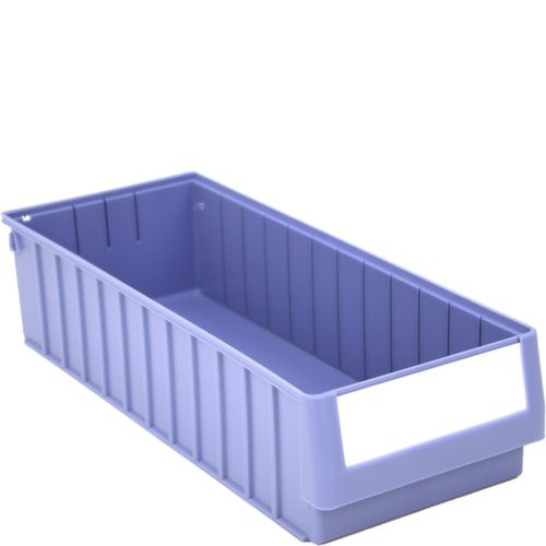 BITO Verstärkter Regalkasten, taubenblau, Tiefe 600 mm