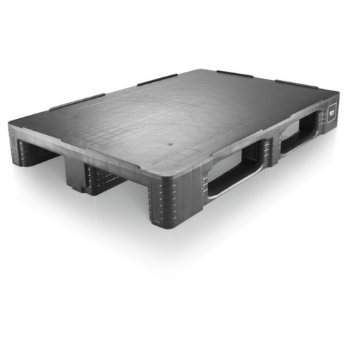 Hygienepalette Eco TC1-ECO mit Rand, Regenerat-Kunststoff, Länge x Breite 1200 x 800 mm