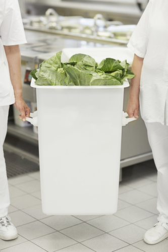 Rechteckbehälter, Inhalt 125 l, naturweiss