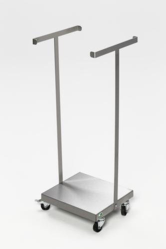 Offener Müllsackständer aus Edelstahl, für 120-Liter-Säcke