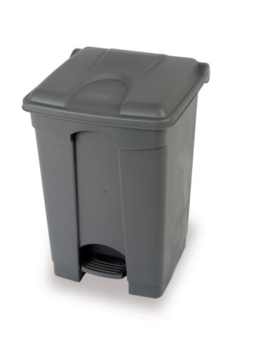 Tretabfallbehälter, 45 l, grau, Deckel grau