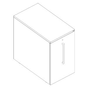 Apothekerschrank RQ60, Breite x Tiefe 450 x 800 mm