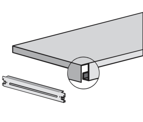 hofe Fachboden mit Traversen, Breite x Tiefe 1325 x 800 mm