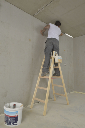 Hymer Sprossenstehleiter aus Holz