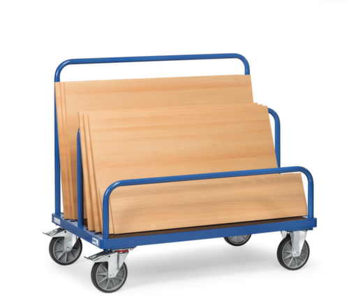 fetra Plattenwagen ohne Bügel, Traglast 1200 kg, Ladefläche 1200 x 800 mm