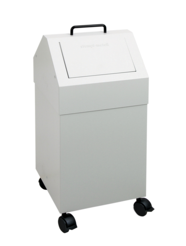 stumpf Feuerhemmender Wertstoffbehälter, 45 l, RAL7035 Lichtgrau, Deckel RAL7035 Lichtgrau