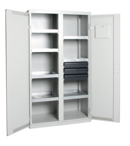 stumpf Umweltschrank aus Stahlblech, Höhe x Breite x Tiefe 1800 x 1000 x 500 mm