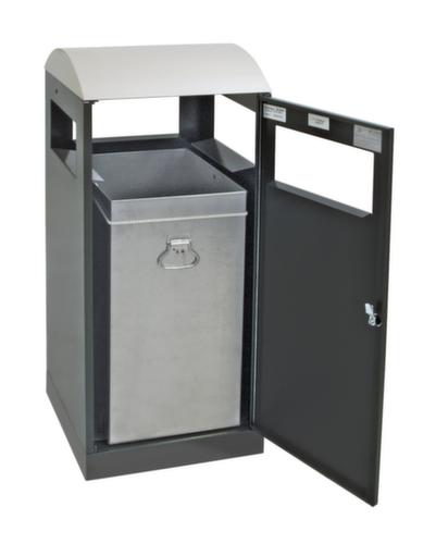 stumpf Abfallbehälter, RAL7016 Anthrazitgrau