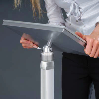 Franken Neigbares Infodisplay, Höhe 860 - 1310 mm