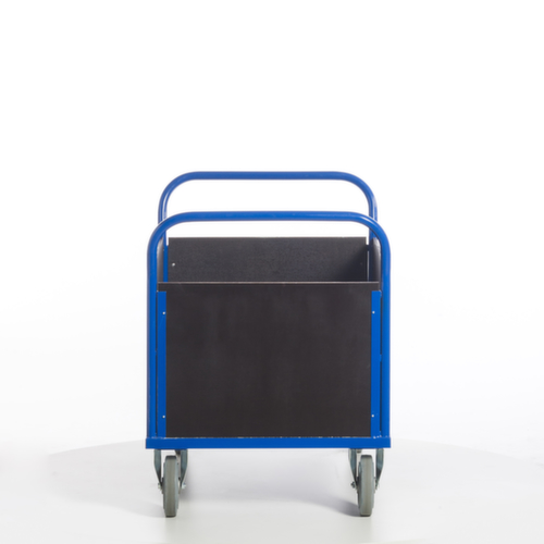 Rollcart Vierwandwagen mit rutschsicherer Ladefläche, Traglast 1200 kg, Ladefläche 1200 x 770 mm