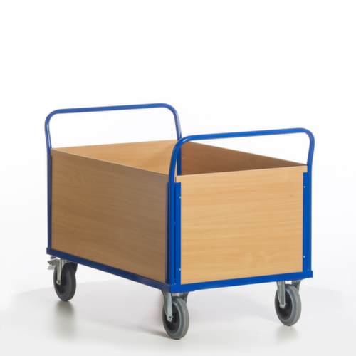 Rollcart Vierwandwagen, Traglast 600 kg, Ladefläche 1200 x 770 mm