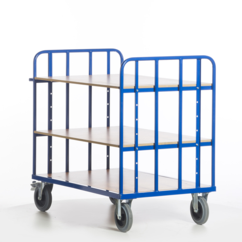 Rollcart Etagenwagen mit Stahlrohrseitenwänden