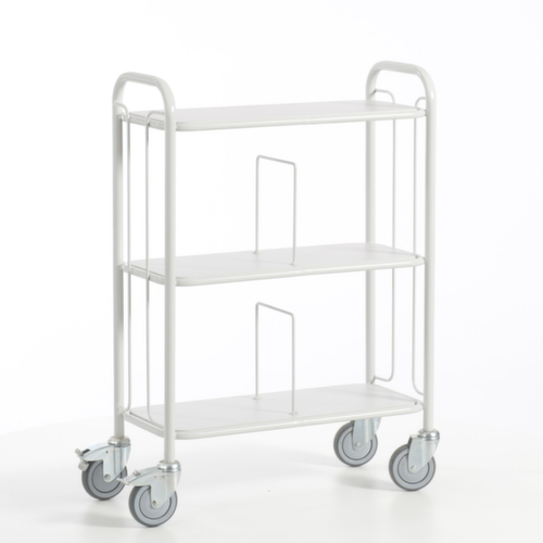 Rollcart Bürowagen, Traglast 150 kg, 3 Etagen