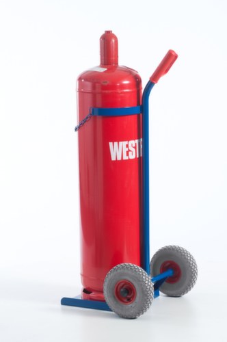 Rollcart Flaschenkarre, für 1 x 33 kg Propangas Flasche, Luft-Bereifung