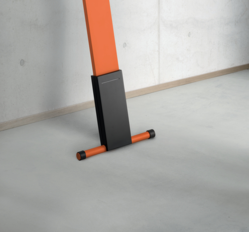 Luctra Kabellose LED-Stehleuchte Flex mit biologisch wirksamem Licht, Licht kalt- bis warmweiß - biologisch wirksames Licht, orange