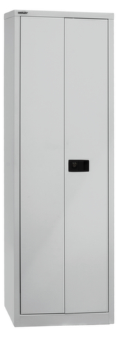 Bisley Aktenschrank Universal, 5 Ordnerhöhen, lichtgrau/lichtgrau