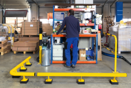 Moravia Rammschutz-Barriere BLACK BULL, Gerade, Länge 2000 mm